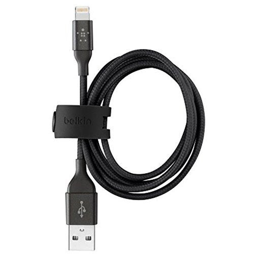 Belkin MIXIT 3 Foot Lightning Charge/Sync Cable for iPhone 7/7 Plus, iPhone 6S / 6S Plus, iPhone SE, iPhone 5/5s, and iPads (Black)