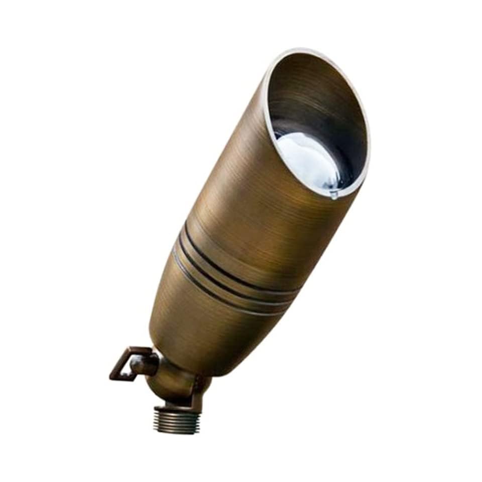 Liberty LBE-17 Solid Brass Low Voltage Spot Light - LED Compatible Landscape Light Fixture, Antique Bronze Finish