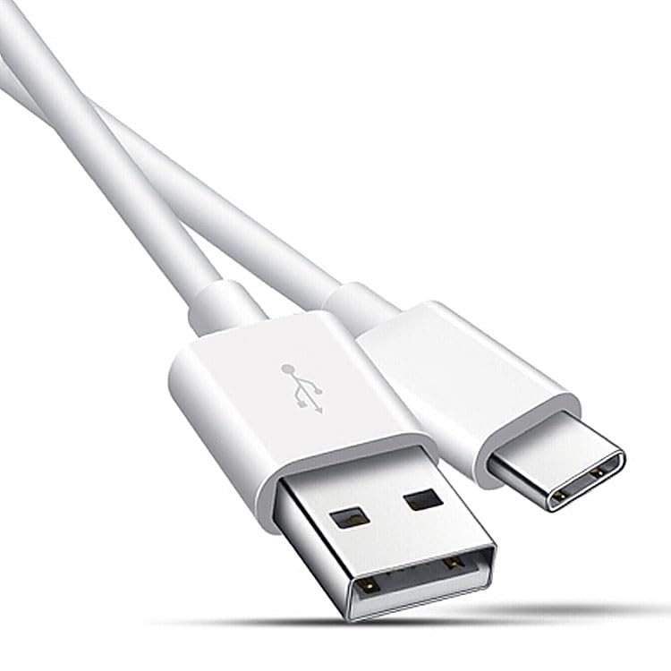 USB-A to USB-C Fast Charging and Syncing Cable | 3.3 Ft White Fast Charging and Syncing Cable for iPhone 15/ iPhone 15 Pro/iPhone 15 Pro Max/iPad Pro