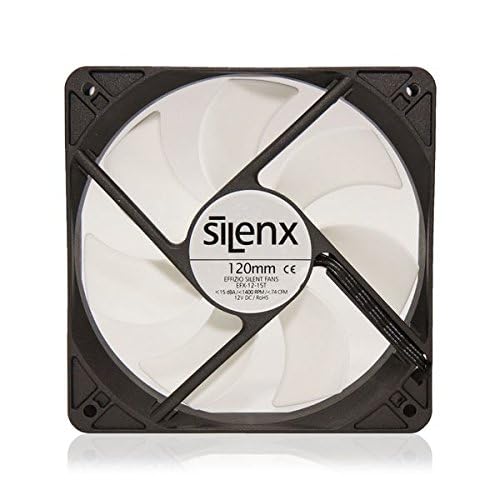 SilenX EFX-12-15T Effizio 120x25mm <15dBA <74CFM Thermistor Computer Case Fan
