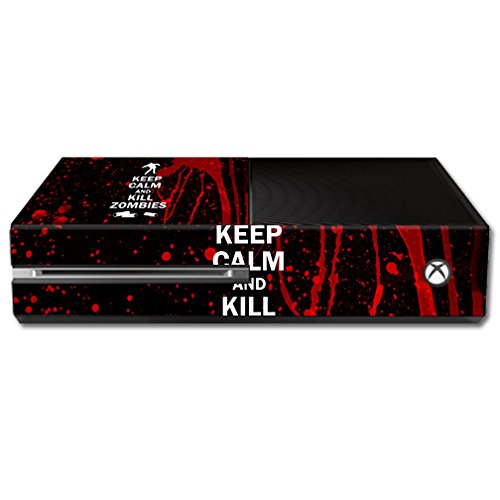 MightySkins Skin Compatible with Microsoft Xbox One - Kill Zombies | Protective, Durable, and Unique Vinyl Decal wrap Cover | Easy to Apply, Remove