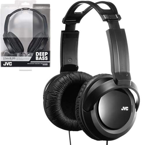 JVC Full Sized Over Ear Headband Over Ear Full Size Headband Black (HARX330)