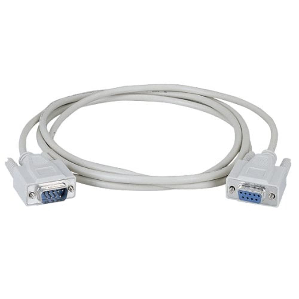 Black Box RS-232 Serial Cable - Shielded, PVC, Molded, DB9 Male/Female with THUMBSCREWS, 2