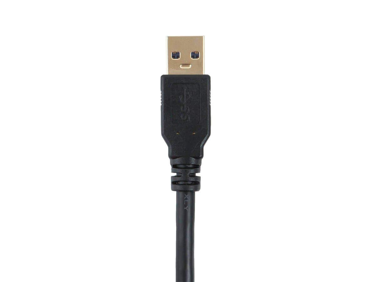 Monoprice USB 3.0 Type-A to Micro Type-B Cable - 5-Pin, Male to Male, 1.5 Feet, Black - Select Series