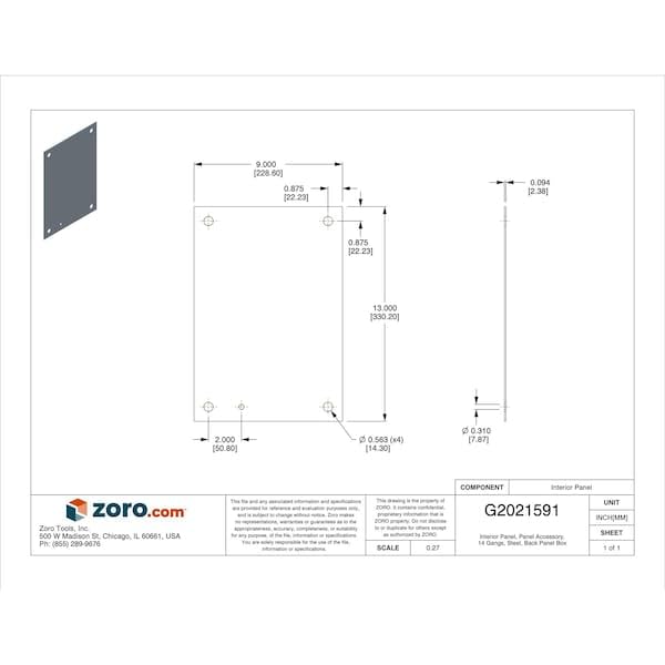 Enclosure Inner Panel