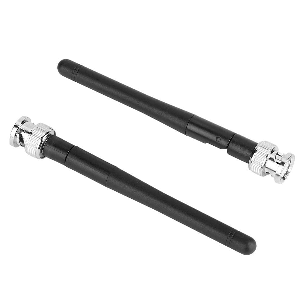 2-Piece UHF Antenna Set with BNC Connector for EW100 EW300 EW500 G3 Receiver, 780-830MHz, 4.5 Inch Replacement Antenna for Wireless Microphone System
