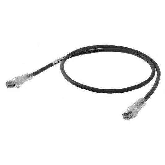 Hubbell HC6BK07 Patch Cord, Nextspeed, CAT6, Slim, 7', Black