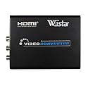 Wiistar HDMI to AV RCA Composite & S-Video R/L Audio Converter HDMI to CVBS Video Converter Support 720P/1080P for DVD PS2 PS3 Xbox HDTV