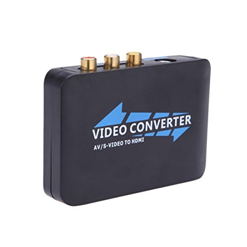 New Portable 1080P / 720P CVBS + S-Video + R / L Audio to HDMI Converter for HDTV STB DVD Projector