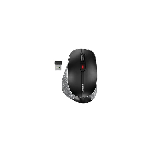 Cherry MW 8C Ergo Wireless and Rechargeable Mouse Ergonomic Right-Handed Bluetooth® or Wireless Connection AES-128 Encrypted High-Precision Sensor