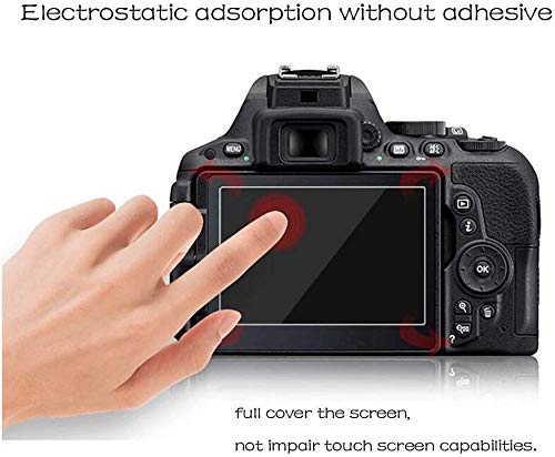PCTC P1000 Screen Protector Compatible with Nikon COOLPIX P1000 Digital Camera, 0.3 mm 9H Hardness Tempered Glass LCD Screen Protector Compatible