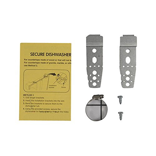 YesParts 5001DD4001B Durable Appliance Top Mount Brackets compatible with PS3655985 2313965