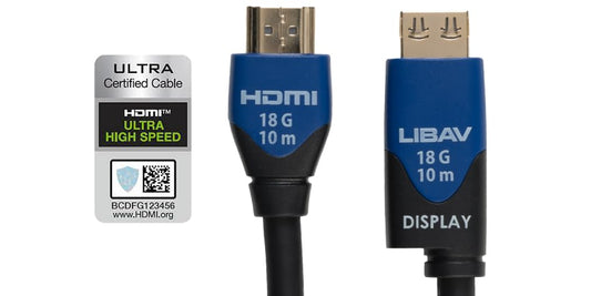 Liberty Halo 18G Commercial Grade in-Wall Rated Series High Speed HDMI with Ethernet Cables Supports 4K60 4:4:4, eARC, All HDCP Levels 20 Meter.