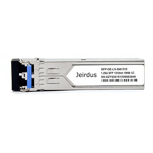 Jeirdus HPE JD119A JD119B JD494A JC875A SFP Transceiver Module 1.25Gb/s SMF 10km 1310nm Duplex LC Connector