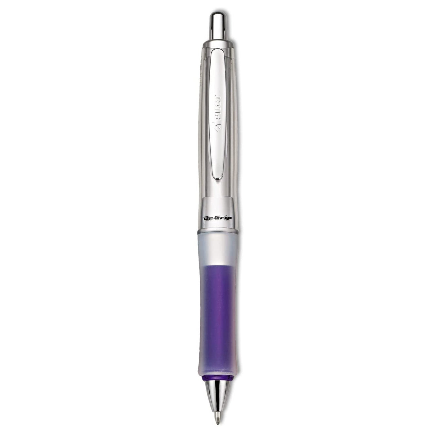 PILOT Dr. Grip Center of Gravity Refillable & Retractable Ballpoint Pen, Medium Point, Black, Single Pen- Ideal for School, Journaling & Office
