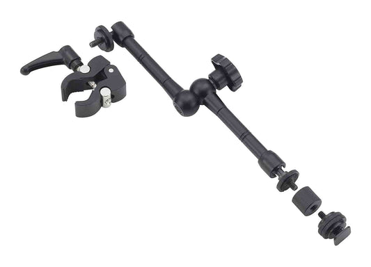 Zoom HRM-11 Handy Recorder Mount, 11-inch Arm, Clamp Mount, Designed to be Used With Zoom Portable Audio and Video Recorders