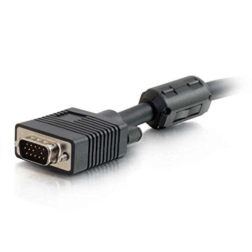 C2G Legrand RapidRun VGA Flying Lead, Multi-Format Flying Lead, Black Audio Video Cables, 1.5 Foot In-Wall Cable, 1 Count, C2G 60081