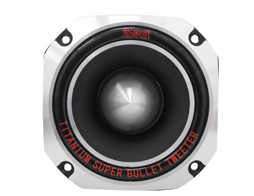 Absolute USA PBT43S 4-Inch Titanium Bullet High Compression Tweeter with 11 Oz Ferrite Magnet