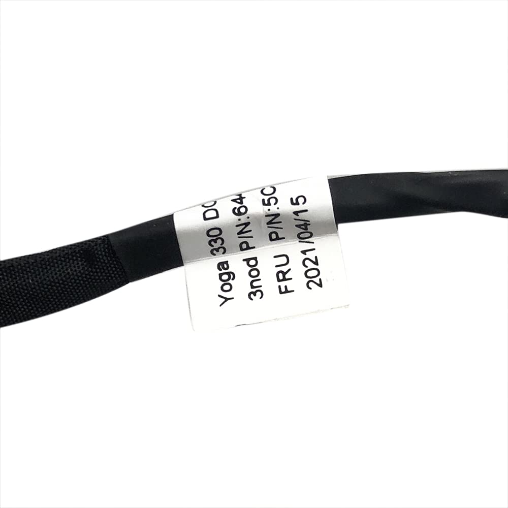 Zahara DC-in Jack with Cable Connector Replacement for Lenovo Flex 6-11IGM /Yoga 330-11 Serie 330-11IGM 81A6, 81A7 5C10Q81400 64411203800040,