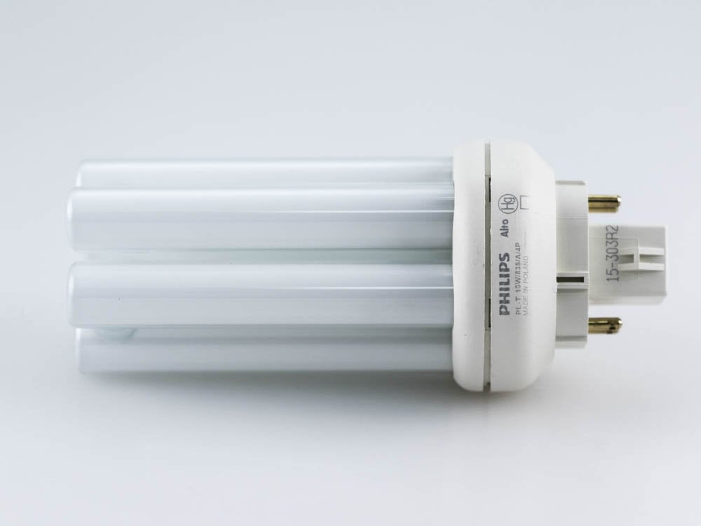 Philips 268201 - PL-T 18W/35/4P/ALTO - 18 Watt Triple Tube Compact Fluorescent Light Bulb, 3500K