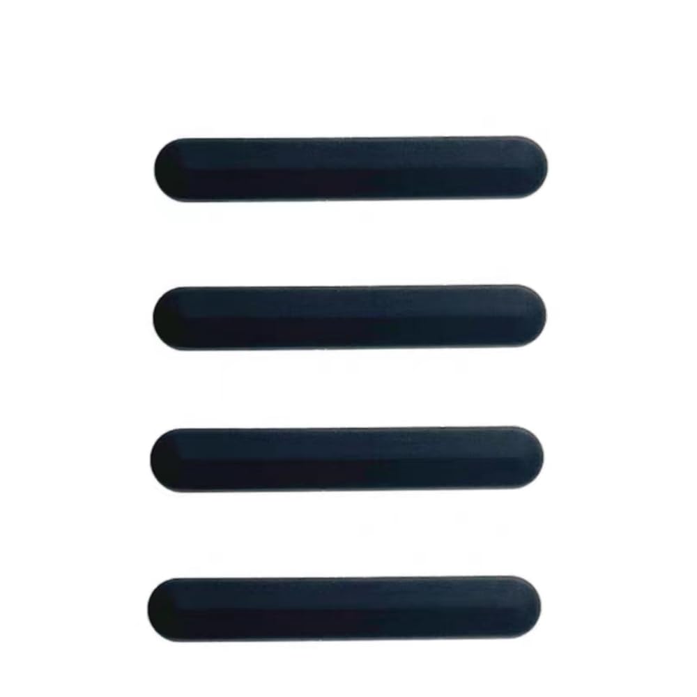 4PCS Bottom Case Rubber Feet Strip Replacement for HP Pavilion 14 X360 14-CD TPN-W131 Laptop Bottom Rear Cover Rubber Foot Mat Black