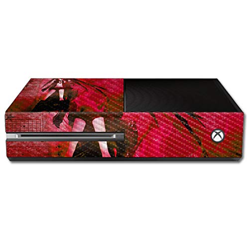 MightySkins Carbon Fiber Skin for Microsoft Xbox One - Anime | Protective, Durable Textured Carbon Fiber Finish | Easy to Apply, Remove, and Change