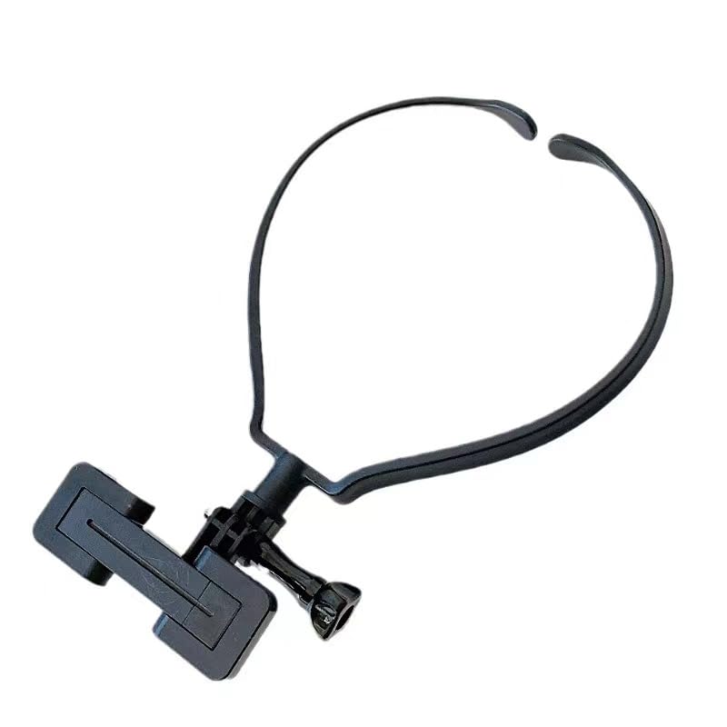 Neck Mount Necklace POV Action Camera Phone Holder Lanyard Strap for GoPro 12 11 10 9 Insta 360 Ace Pro DJI Osmo Action 4 3 AKASO Brave iPhone 15 14