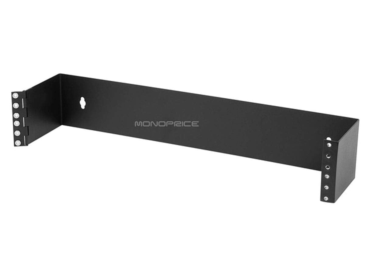 Monoprice 3.5 by 19 by 4-Inch 2U Wall Mount Bracket 108624