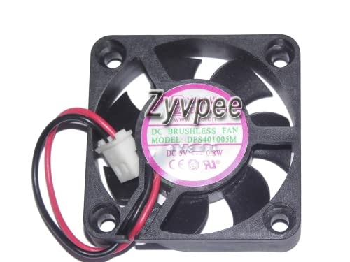 Zyvpee® 40mm DFS401005M 5V 4cm 0.8W 2Wire Cooling Fan