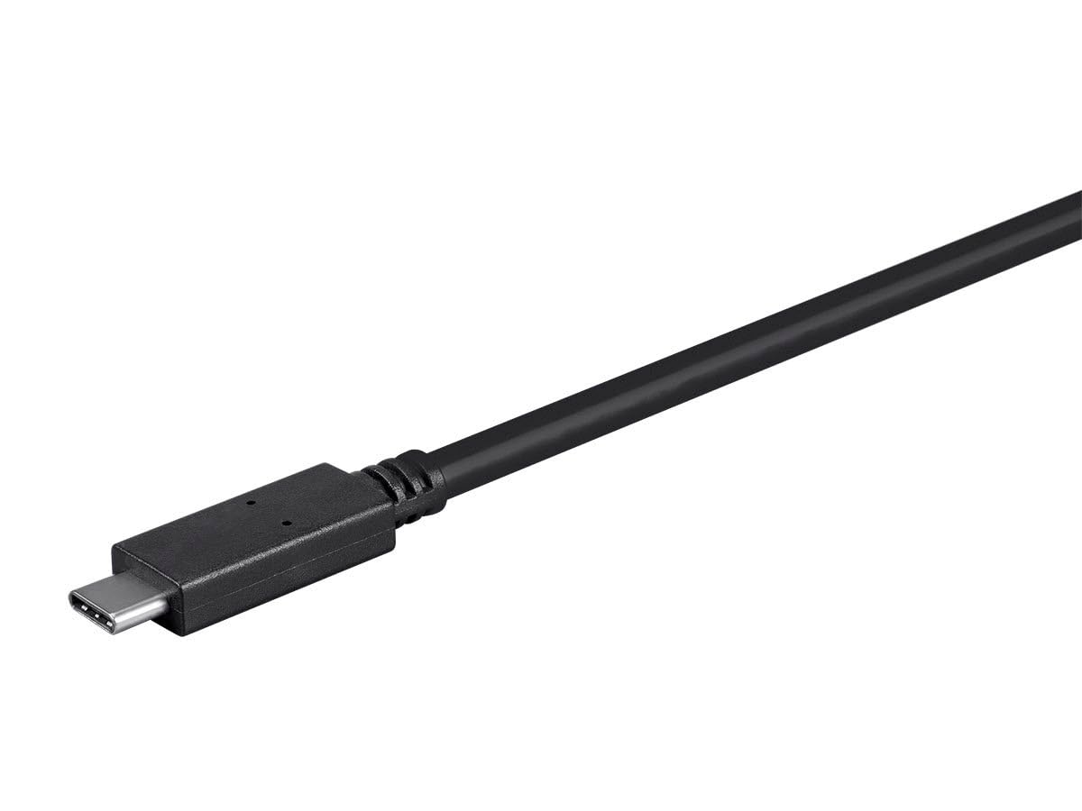 Monoprice USB Type-C to Type-C 3.1 Gen 1 Cable - 5Gbps, 3A, 30AWG, 2 Meters (6.6 Feet) Black - Select Series