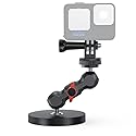 SUREWO Magnetic Camera Mount for GoPro,Strong Magnetic Mount with 360° Rotation Ball Head Compatible with GoPro Hero 13 12 11 10 9 8 7 6 5 Black,DJI