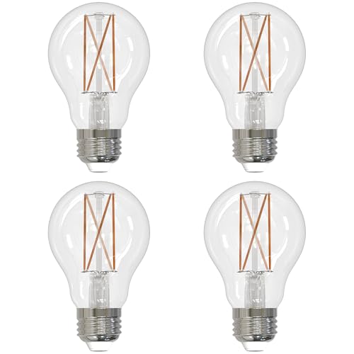 Bulbrite 776916 - LED14A19/30K/FIL/3 Victorian Style Antique Filament LED Light Bulb (4 Pack)