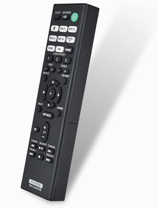 RMT-AA400U Replacement Remote Control for Sony Stereo RMTAA400U STRDH190 STR-DH190 AV Receiver Home Theater System