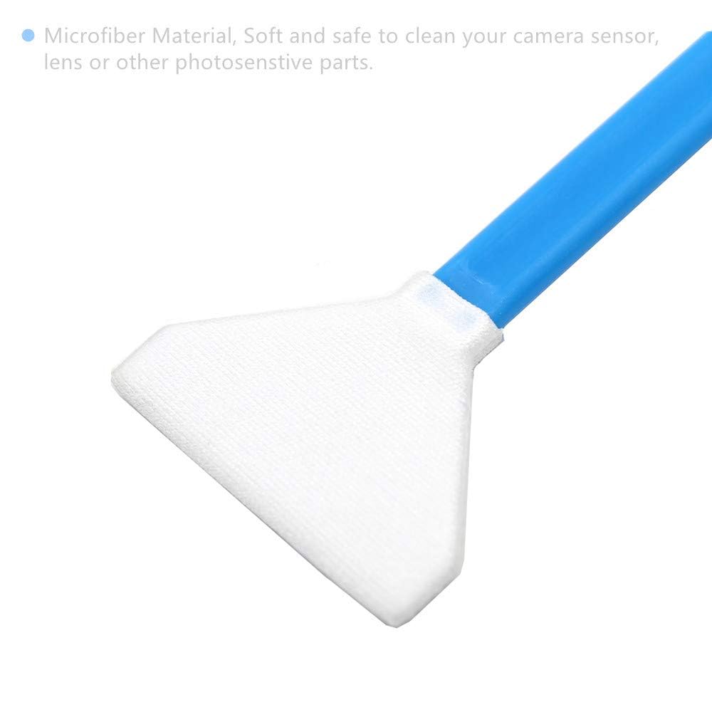 SANHOOII 20 Pack DSLR or SLR Mirrorless Digital Camera Cleaning kit, (No Cleaning Solution) Dry Full Frame Sensor Cleaning Swab