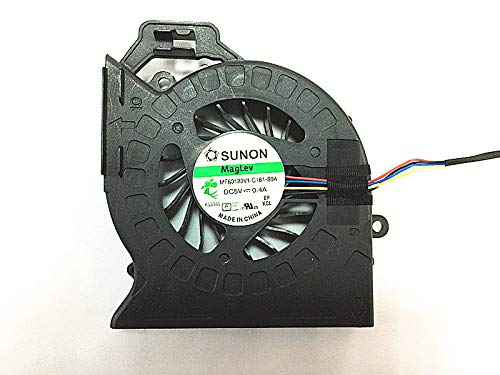 Z-one Fan Replacement for HP Pavilion DV6-6000 DV6-6100 DV6-6C DV6-6C00 DV7-6000 DV7-6100 DV7-6200 Series CPU Cooling Fan, 653627-001