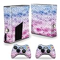 MightySkins Carbon Fiber Skin for Xbox 360 S Console - Candy Clouds | Protective, Durable Textured Carbon Fiber Finish | Easy to Apply, Remove,