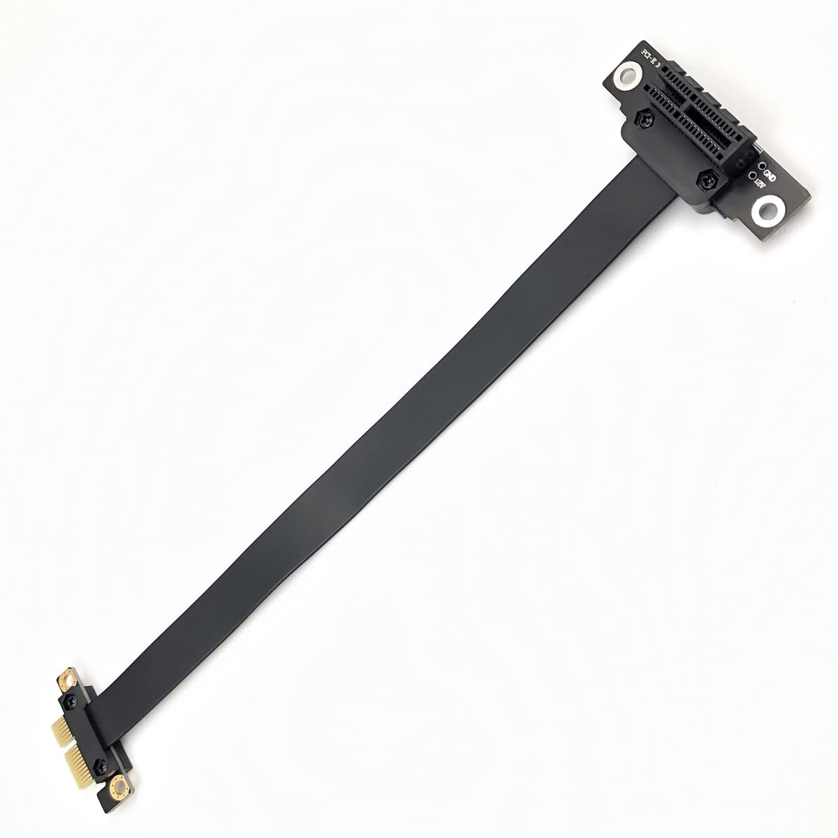 FainWan PCI-e PCI Express 36Pin 1X Extension Cable with Gold-Plated Connector (90 Degrees)