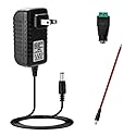 Bawofu AC/DC Adapter 6V 2A 1.5A 1A 0.5A Adapter Power Supply 6V Power Cord 12W 100-240V 50-60Hz with 5.5 x 2.5mm DC Plug Compatible 6 Volt 200ma…