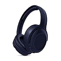 HyperGear Headphones Wireless - Blue Active Noise Cancelling Headphones Over Ear Bluetooth HD Audio Deep Bass Dual Noise Canceling Mics ANC Gym…