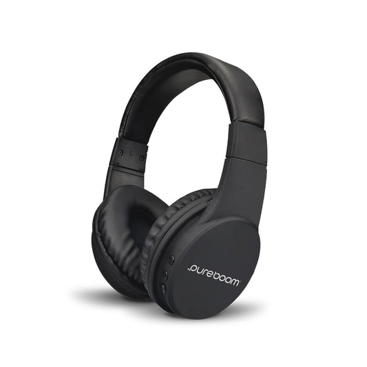 PureGear PureBoom Bluetooth Wireless Headphones, Hi-Fi Stereo Foldable Headset for iPhone/Android Phones/TV/Laptops, Adjustable Padded Headband, Soft…