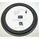 (2) Two 18" Foam Speaker Surrounds w/Speaker Repair Refoam Instruction & Glue