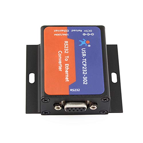 USR 5PCS USR-TCP232-302 Tiny Size Serial RS232 to Ethernet TCP IP Server Module Ethernet Converter Support DHCP/DNS