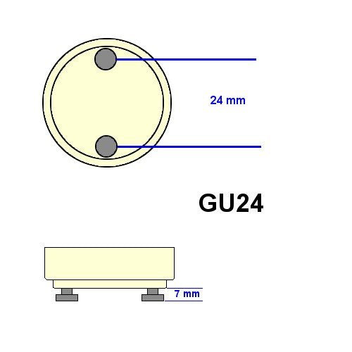 Halco 46528 - CFL26/27/GU24-26 Watt Compact Fluorescent Spiral Light Bulb, GU24 Base, 2700K