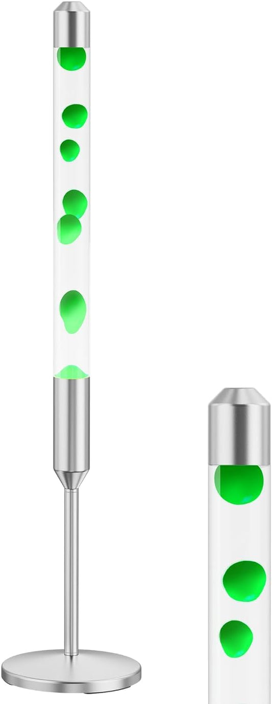 Kyzfy 47.5-Inch Liquid Motion Lamp,Magma Lamp, Mood Relaxation Light?Suitable for Home Decoration,Office Decoration, Cafes,Bars,Etc (47.5IN (Silver))