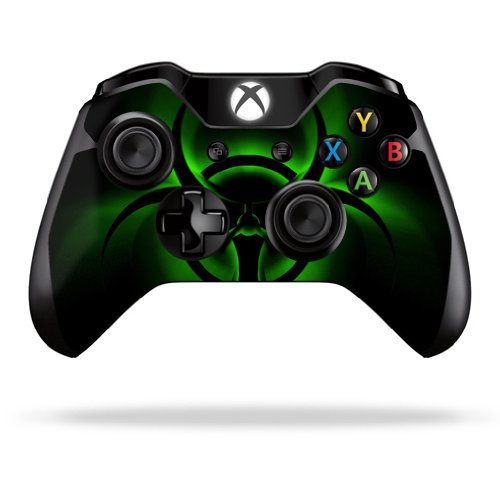 Protective Vinyl Skin Decal Skin Compatible with Microsoft Xbox One/One S Controller wrap Sticker Skins Bio Glow