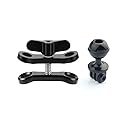 NovelGoal Ball Clip 1 Inch Ball Head Clamp Diving Waterproof Compatible with Go-pro SLR Camera Underwater Photography (with Ball Head)