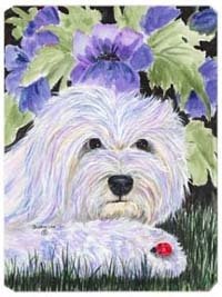 Caroline's Treasures SS8349MP "Coton de Tulear Mouse Pad, Hot Pad or Trivet" for Home Office Gaming Working Computers Laptop Mouse Mat,Washable Large