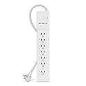 Belkin 7-Outlet Commercial Power Strip Surge Protector with 6ft Power Cord, 2160 Joules