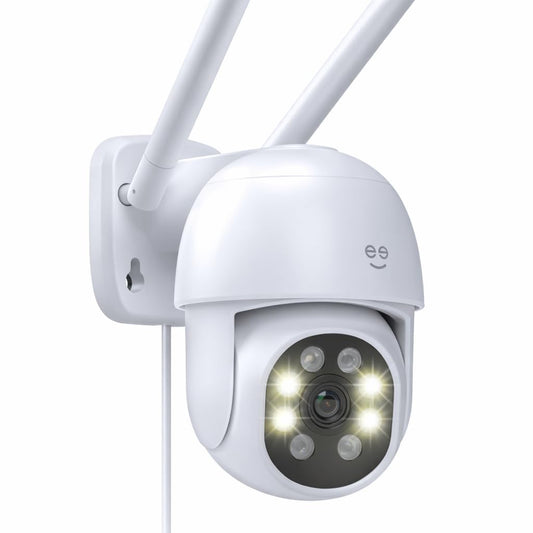 Geeni Lookout 2K Outdoor Auto-Follow Security Camera - Outdoor Security Camera, Weather Resistant with Pan-Tilt, Motion Tracking, Dual-Band Wi-Fi