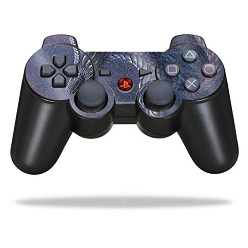 MightySkins Glossy Glitter Skin for Sony PlayStation 3 PS3 Controller - Dragon Fantasy | Protective, Durable High-Gloss Glitter Finish | Easy